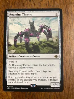 Roaming Throne [The Lost Caverns of Ixalan] Lightly Played **FREE SHIPPING** - Image 1
