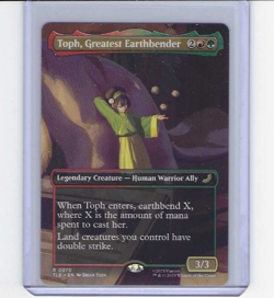 Magic MTG Avatar The Last Airbender Toph Greatest Earthbender Borderless R0070 - Image 1