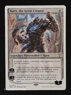 Karn, the Great Creator (White Border) Mystery Booster 2 Regular - Image 1