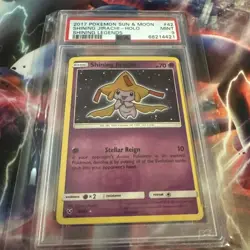 Shining Jirachi PSA 9 2017 Pokemon S&M Holo Shining Legends Rare 42/73 - Image 1