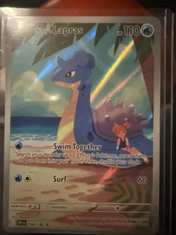 Misty's Lapras 194/182 Sv10: Destined Rivals Illustration Rare Pokemon TCG NM - Image 1