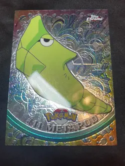 2000 Topps Chrome Pokemon Series 1 #11 Metapod - Image 1