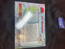 2000 Topps Chrome Pokemon Series 1 #11 Metapod - Image 3