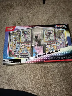 Pokemon TCG: Prismatic Evolutions Premium Figure Collection Sealed Box DAMAGED - Image 1