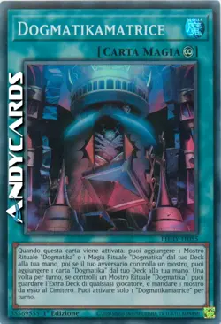 DOGMATIKAMATRICE • (Dogmatikamatrix) • Super R • PHHY IT055 • 1Ed • Yugioh! - Image 1