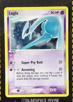 2007 POKEMON POP SER 5 #2 LUGIA-HOLO - Image 1