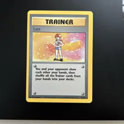 Pokemon TCG Lass Trainer 75/102 Base Set Rare Non-Holo - Image 1