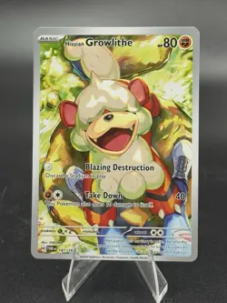 Hisuian Growlithe - 181/167 - Twilight Masquerade - Illustration Rare - Pokemon - Image 1