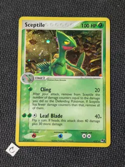 Sceptile 4/17 - Pop Series 1 Holo Rare Pokemon TCG LP - Image 1