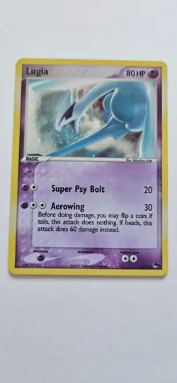 Pokemon TCG Lugia Pop Series 5 Holo Rare Card 2/17 LP Condition - Image 1