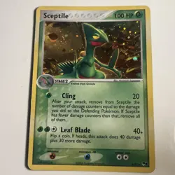 Sceptile 4/17 Holo Rare Pop Series 1 2004 - Pokemon Card TCG (NM) - Image 1