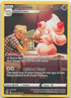 Alcremie TG08/TG30 SWSH09: Brilliant Stars Trainer Gallery Pokemon Card NM - Image 1