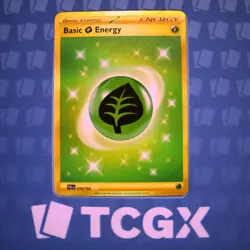 Pokemon - Basic Grass Energy - 278/193 - SV02: Paldea Evolved - Holo NM - Image 1