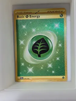 Pokemon | Basic Grass Energy 278/193 | Sv02: Paldea Evolved GOLD Hyper Rare MINT - Image 1