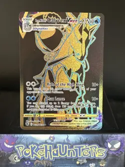 Pokemon Card Ice Rider Calyrex Vmax TG29/TG30 Astral Radiance Full Art Near Mint - Image 1
