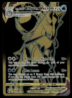 Pokemon Cards Ice Rider Calyrex VMAX TG29/TG30 Astral Radiance TG NM - Image 1