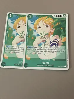 Nami EB02-017 R Anime 25th Collection One Piece Card Game English Foil x2 - Image 2