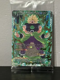 Broly True Power Awakened BT19-098 SR Foil SEALED! Dragon Ball Super Card Game - Image 1