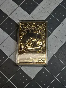 Jigglypuff Pokemon 23K Gold Plated Trading Card Burger King 1999 With COA GUC - Image 5