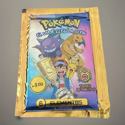 Vintage & Regional Pokemon Sticker & Card Booster Pack Lot - Sealed (5) - Image 3