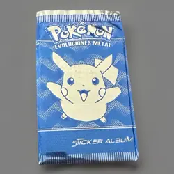 Vintage & Regional Pokemon Sticker & Card Booster Pack Lot - Sealed (5) - Image 5