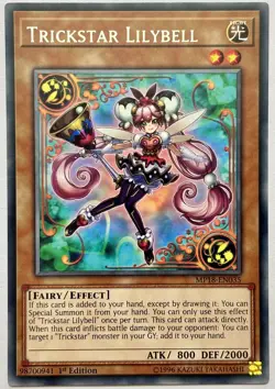 MP18-EN035 Trickstar Lilybell - Rare 1st Edition Near Mint YuGiOh Card - Image 1