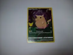 Pikachu 5/25 Celebrations Holo Pokemon TCG Card LP Free Ship & Tracked - Image 2