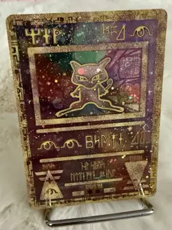 Pokemon TCG Ancient Mew Holo Promo Card Excellent Condition NM Rare Holo W Swirl - Image 2