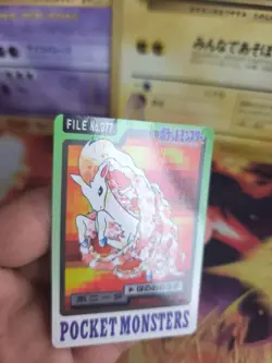 Pokemon Karte Card japanese carddass Pocket monsters 1997 Ponyta Ponita NM - Image 2