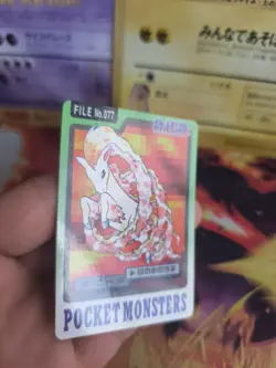 Pokemon Karte Card japanese carddass Pocket monsters 1997 Ponyta Ponita NM - Image 5