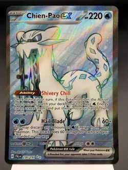 Chien-Pao ex 236/193 - Full Art Holo - Paldea Evolved Pokemon Card MINT - Image 1