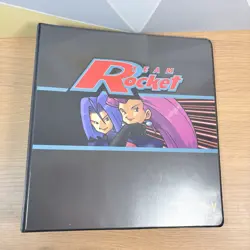 Vintage Team Rocket Pokemon Trading Card Folder 3-Ring Binder / - VGC - Image 5