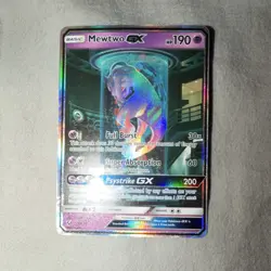 Pokemon Mewtwo GX Full Art Ultra Rare Holo Shining Legends 78/73 Card - Image 2