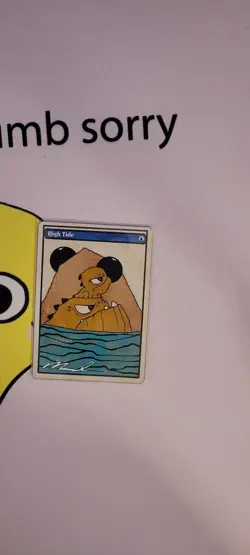 MTG ALTER: High Tide, by Mr. Forest. Full art alter - Image 1