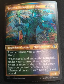 Tatyova, Steward Of Tides - Textured Foil - Showcase - DMU - MTG - NM - EN - 362 - Image 1