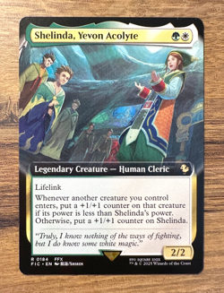 Magic MTG Final Fantasy Shelinda, Yevon Acolyte #184 *NON-FOIL* Extended Art - Image 1