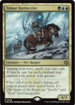 Temur Battlecrier - FOIL - R Tarkir: Dragonstorm 228 - MTG - Image 1