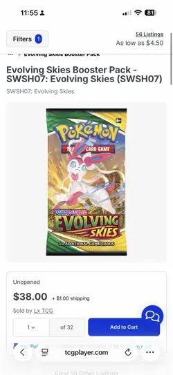 Pokemon TCG V Strikers Tin Tyranitar And Empoleon Tin Set - (6) Evolving Skies - Image 2