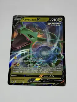Rayquaza V 100/159 Crown Zenith Full Art Ultra Rare Pokemon Card TCG NM/M - Image 1