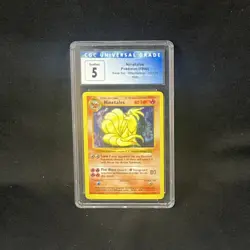 Ninetales 012/102 Base Set (Shadowless) 1999 Holo CGC 5 - Image 1