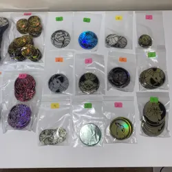 Pokemon Coin Lot of 367 Official Pokemon TCG Coins Jumbo & Small, Near Mint - Image 1