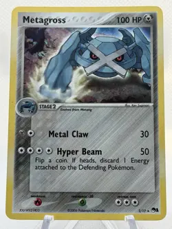 Metagross 2/17 POP Series 1 Holo Rare LP Pokemon TCG 2006 - Image 1