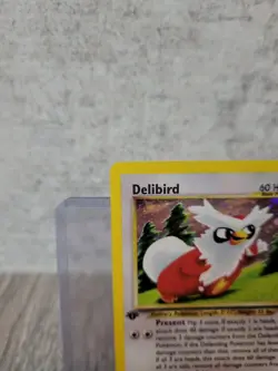 Delibird 1st Edition 5/64 Neo Revelation Holo Pokemon Card WOTC NM - MINT - Image 3