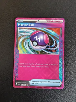 Pokemon TCG - Master Ball 153/162 Temporal Forces Ace Spec Holo - Image 1