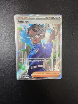 Amarys 132/131 - Ultra Rare - Prismatic Evolutions - Pokemon TCG - Mint - Image 1