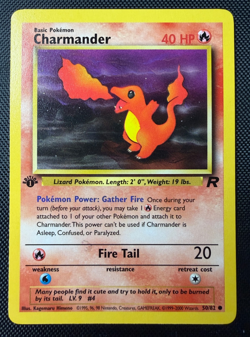 Charmander 50/82 1st Edition Team Rocket Pokemon 2000 WOTC NM - Image 1