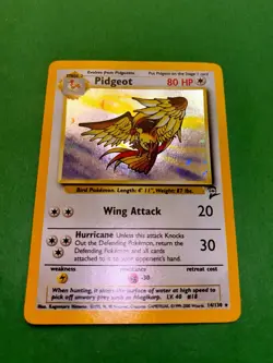 Pokemon TCG Pidgeot Base Set 2 Holo Unlimited Rare. + Pidgeotto/Pidgey! LP-NM! - Image 3