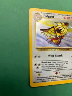 Pokemon TCG Pidgeot Base Set 2 Holo Unlimited Rare. + Pidgeotto/Pidgey! LP-NM! - Image 4