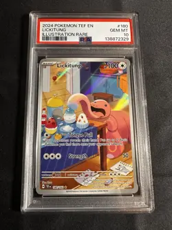 Lickitung 180/162SV05: Temporal Forces Holo Pokemon TCG PSA 10 - Image 1