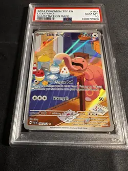 Lickitung 180/162SV05: Temporal Forces Holo Pokemon TCG PSA 10 - Image 2